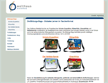 Tablet Screenshot of bildungs-bags.de